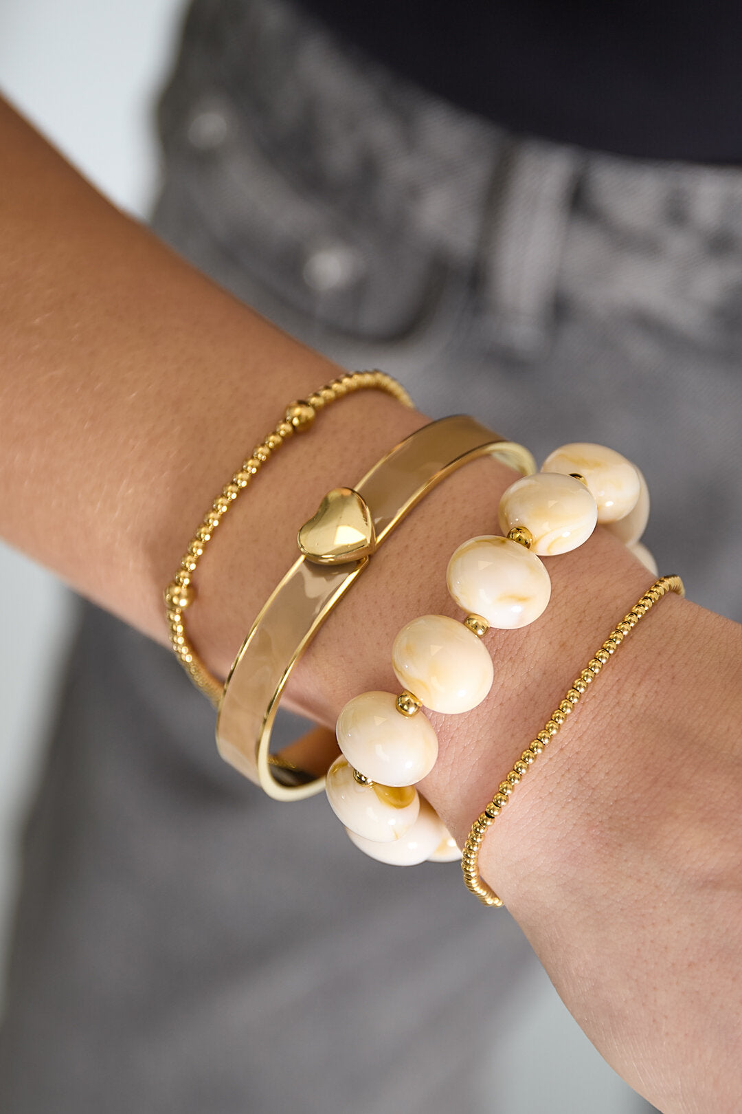 Stijlvolle Acryl Kralenarmbanden
