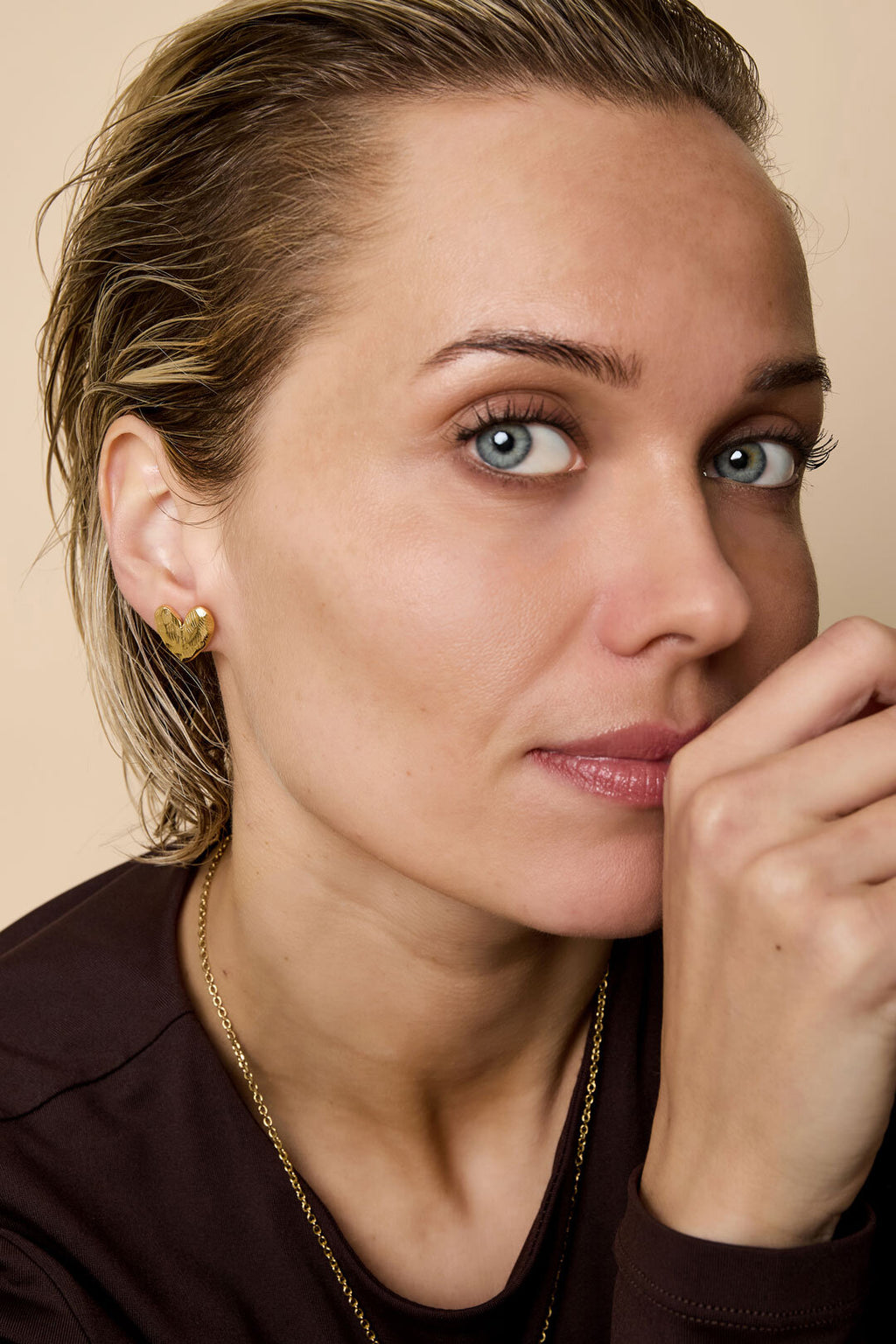 Oorbellen Simple Hart