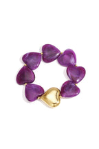 Charmante Retro-Armband Met Hartjes En Kralen