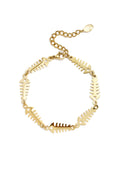 Gouden Stalen Vis Armband