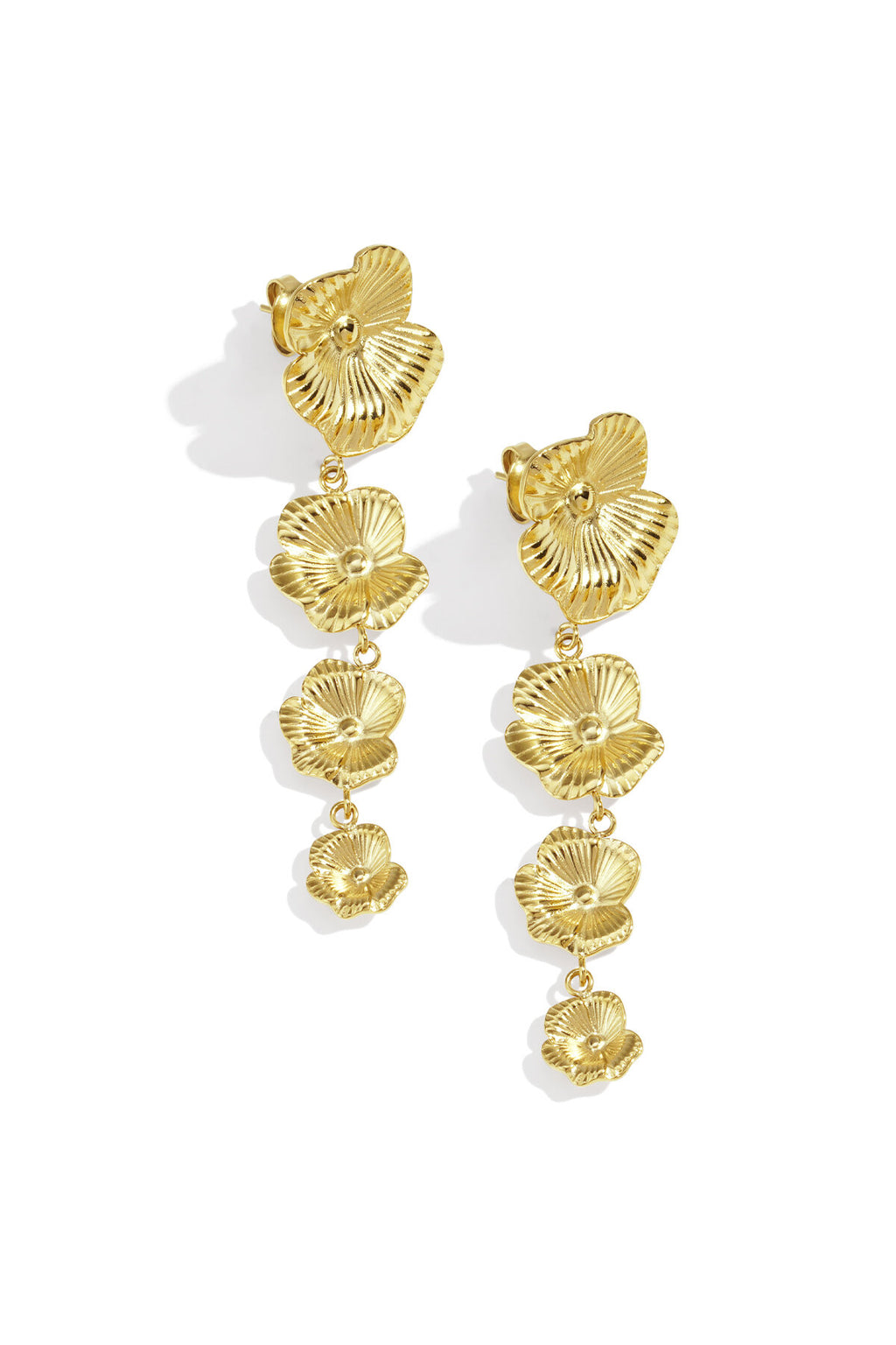 Oorbellen Met Bloem Hanger