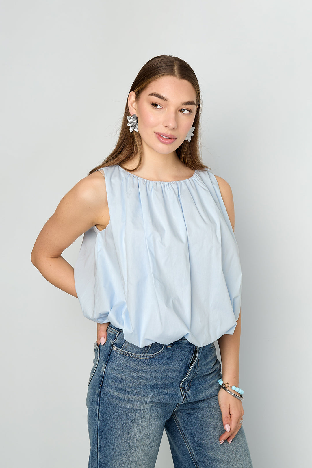 Casual Katoenen Mouwloze Top