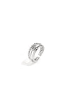 Gelaagde Ring Met Minimalistisch Gedraaid Detail