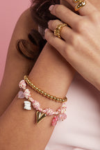 Armbanden Met Hartjes Touwbedeltjes 