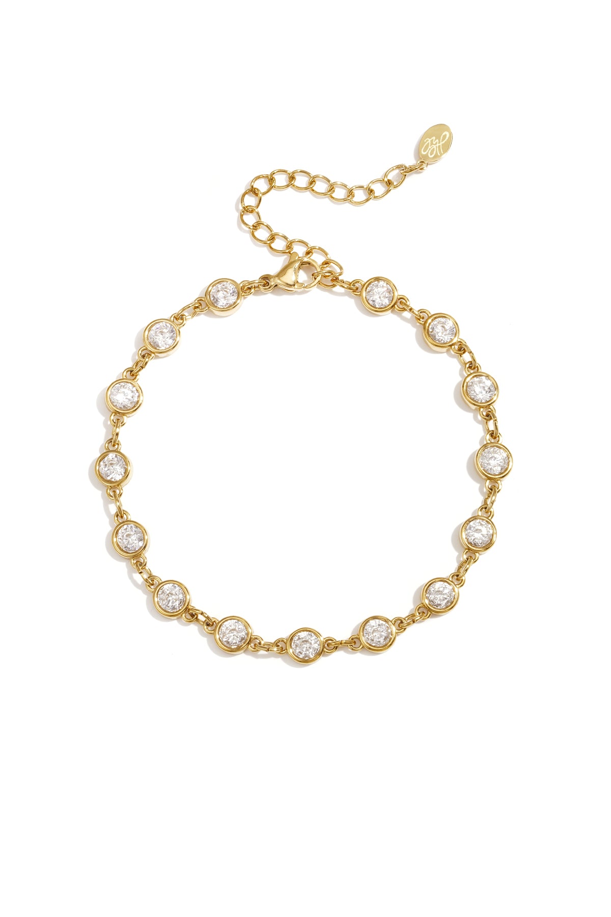 Elegante Stalen Charmarmband