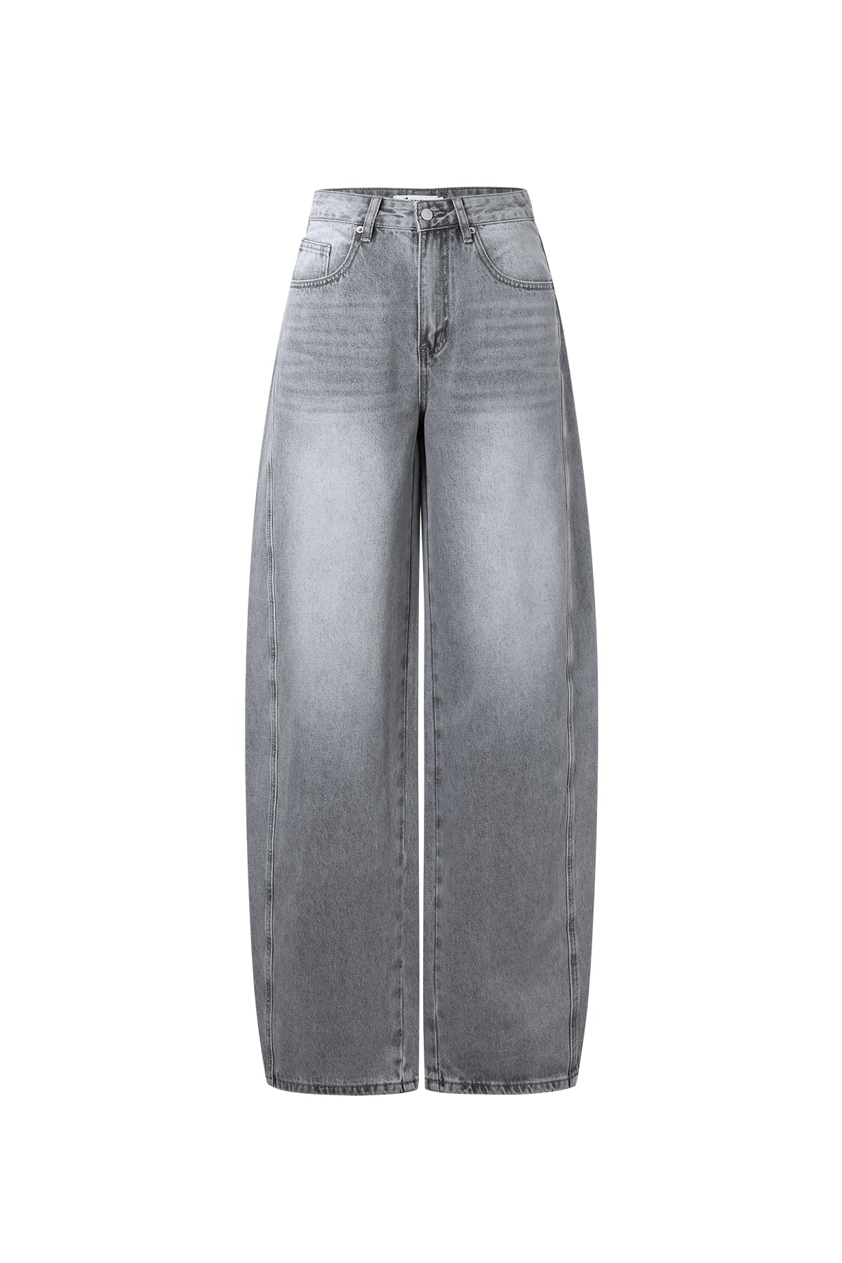 Hoge Taille Wijdbeen Denim Broek