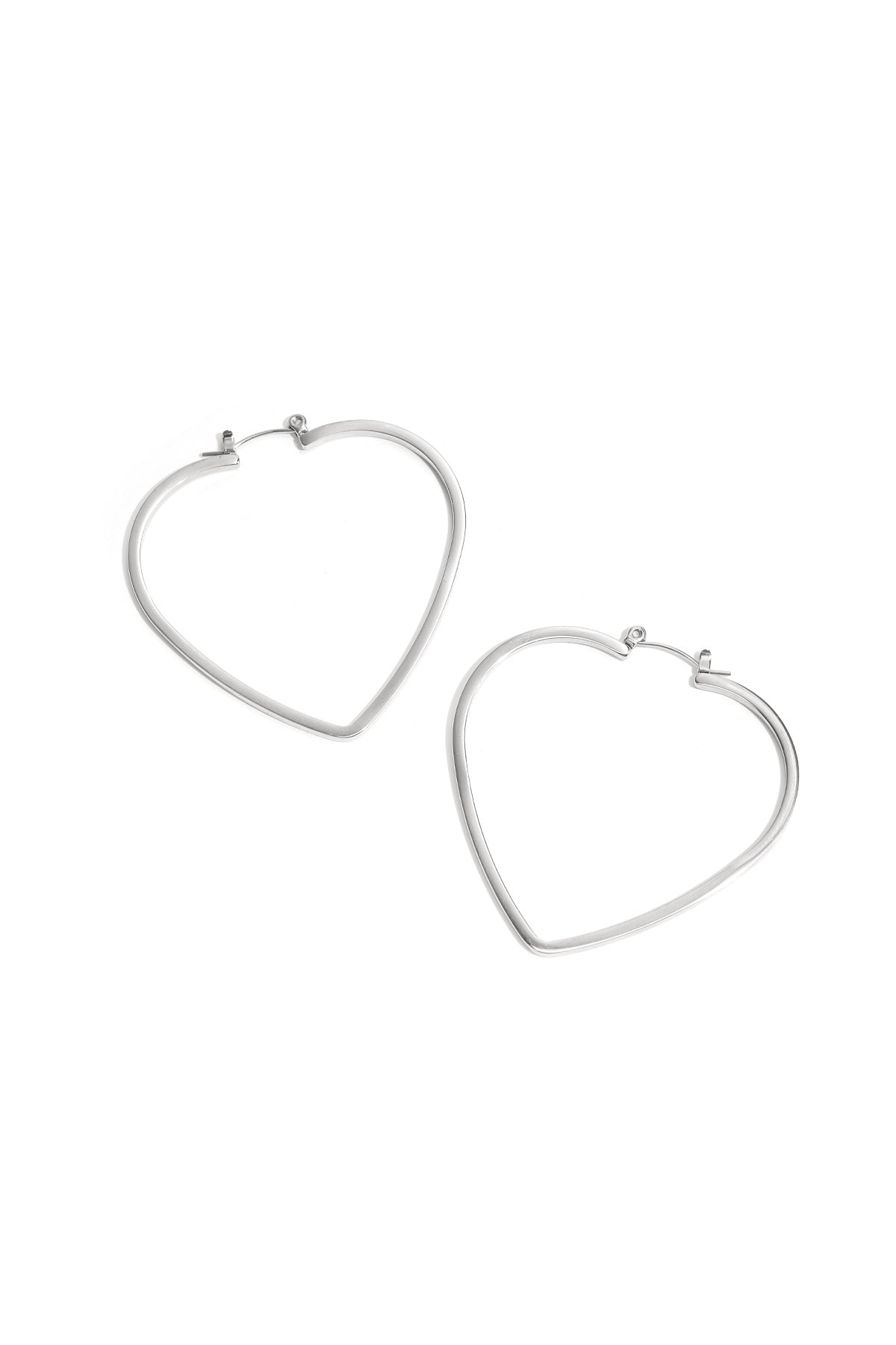 Minimalistische Hart Oorbellen