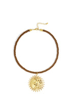 Elegante Koffiebruine Hangerketting