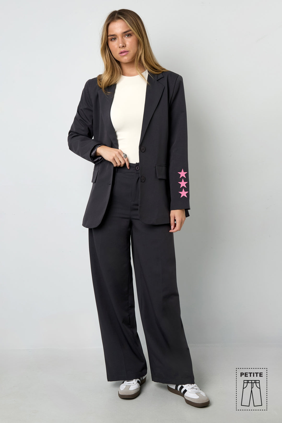 Geweven Polyestervezel Vrouwen Rechte Broek