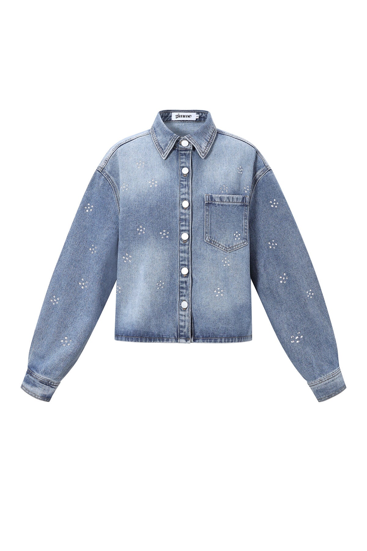 Stijlvolle Blauwe Denim Jasje