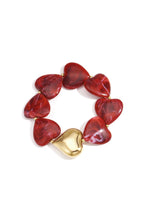 Charmante Retro-Armband Met Hartjes En Kralen