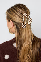 Haarclips Met Stippen