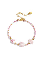Armband Met Schildpad En Schelp Kralen En Touwmotief