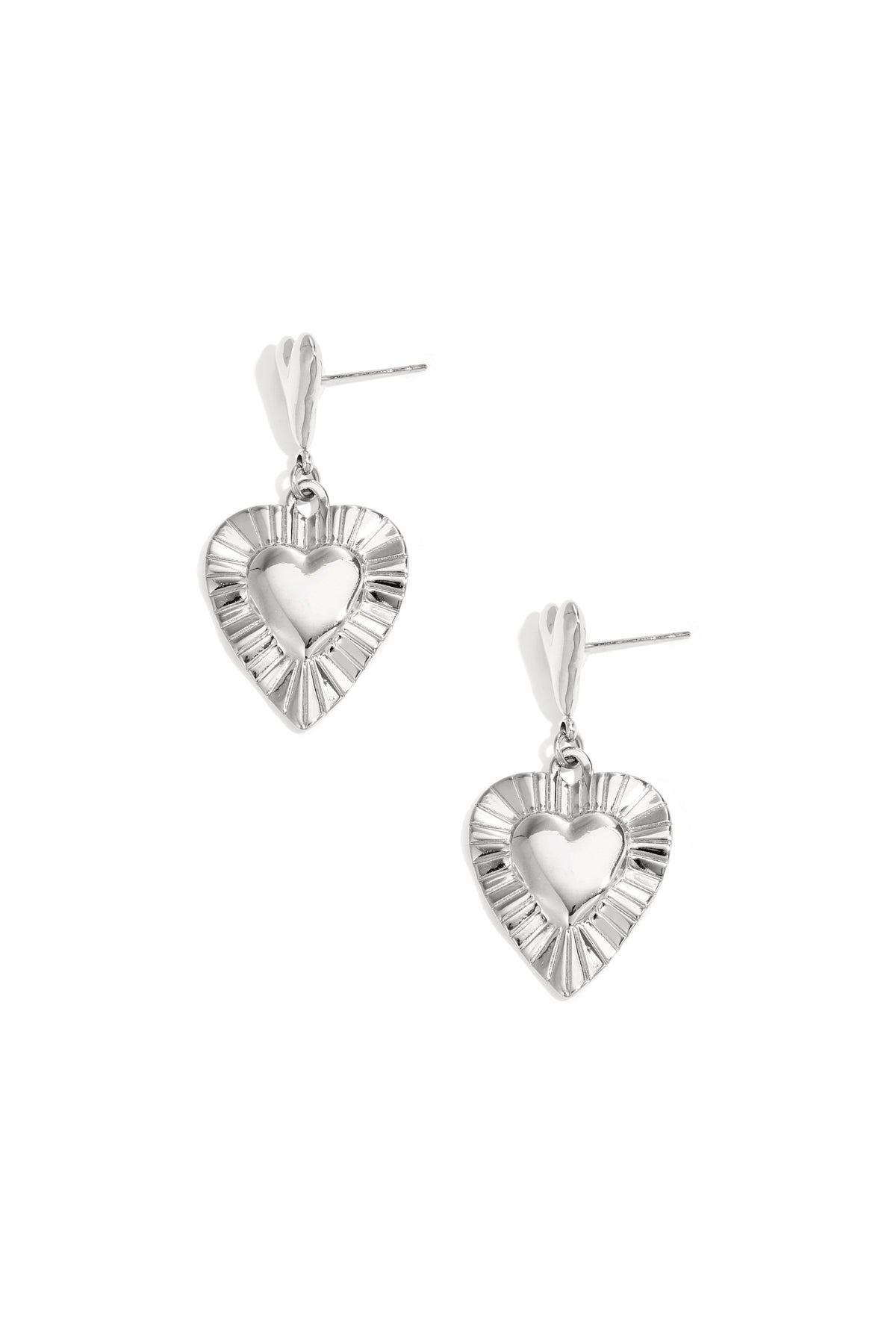 Oorbellen Met Hartvormige Hangers