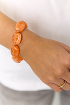 Armband Met Squoval Kralen