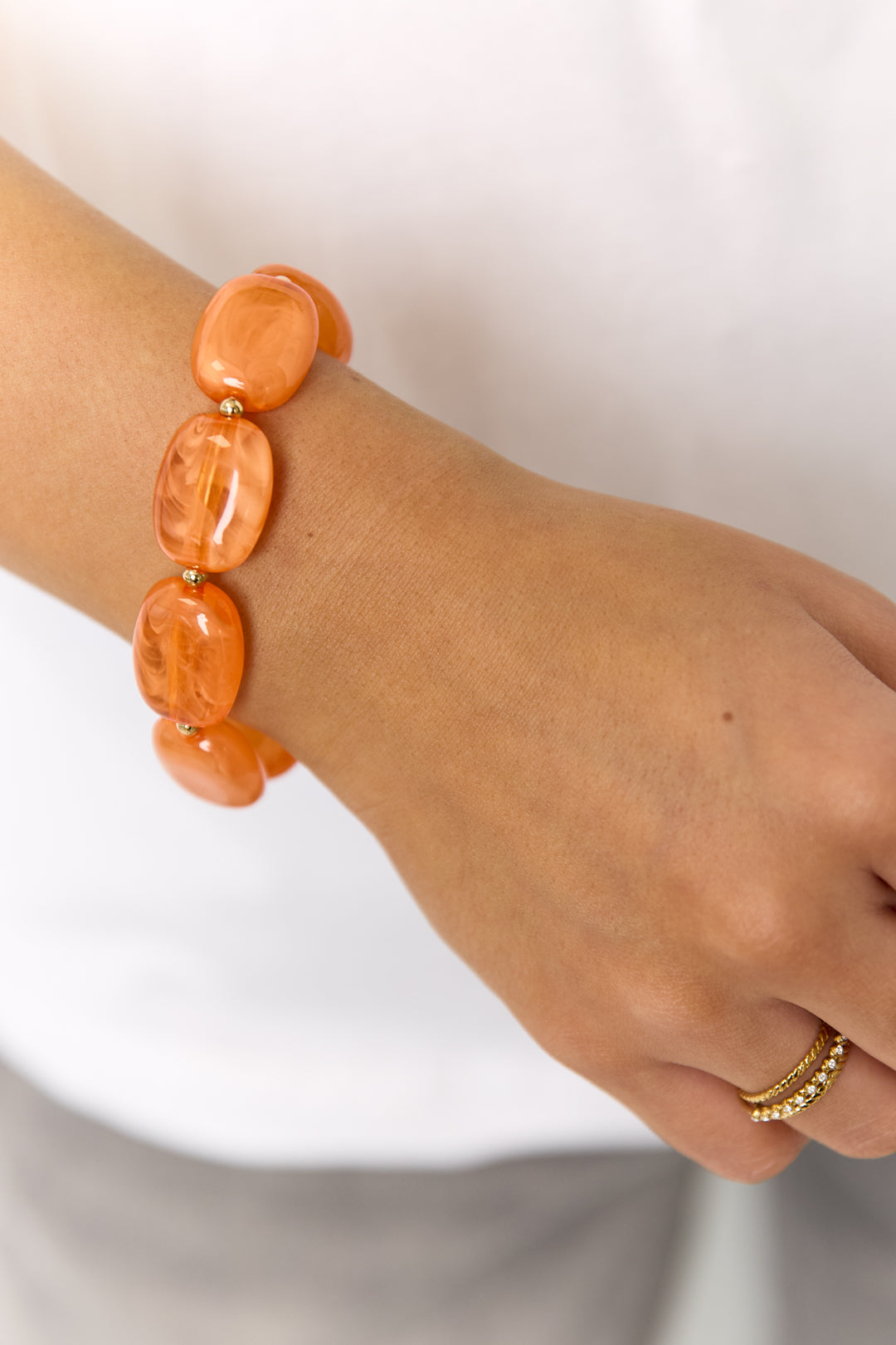 Armband Met Squoval Kralen