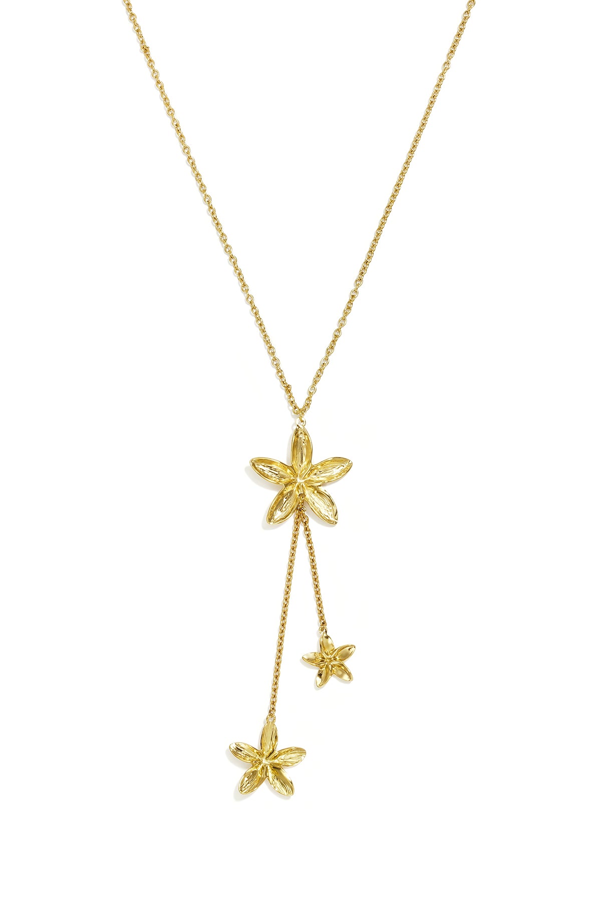 Lange Ketting Met Bloemmotief