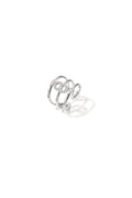 3 Laagse Ring Met Belegde Ellipsvorm