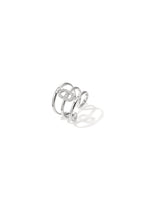 3 Laagse Ring Met Belegde Ellipsvorm