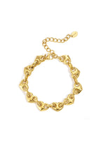Stijlvolle Gouden Kettingarmband