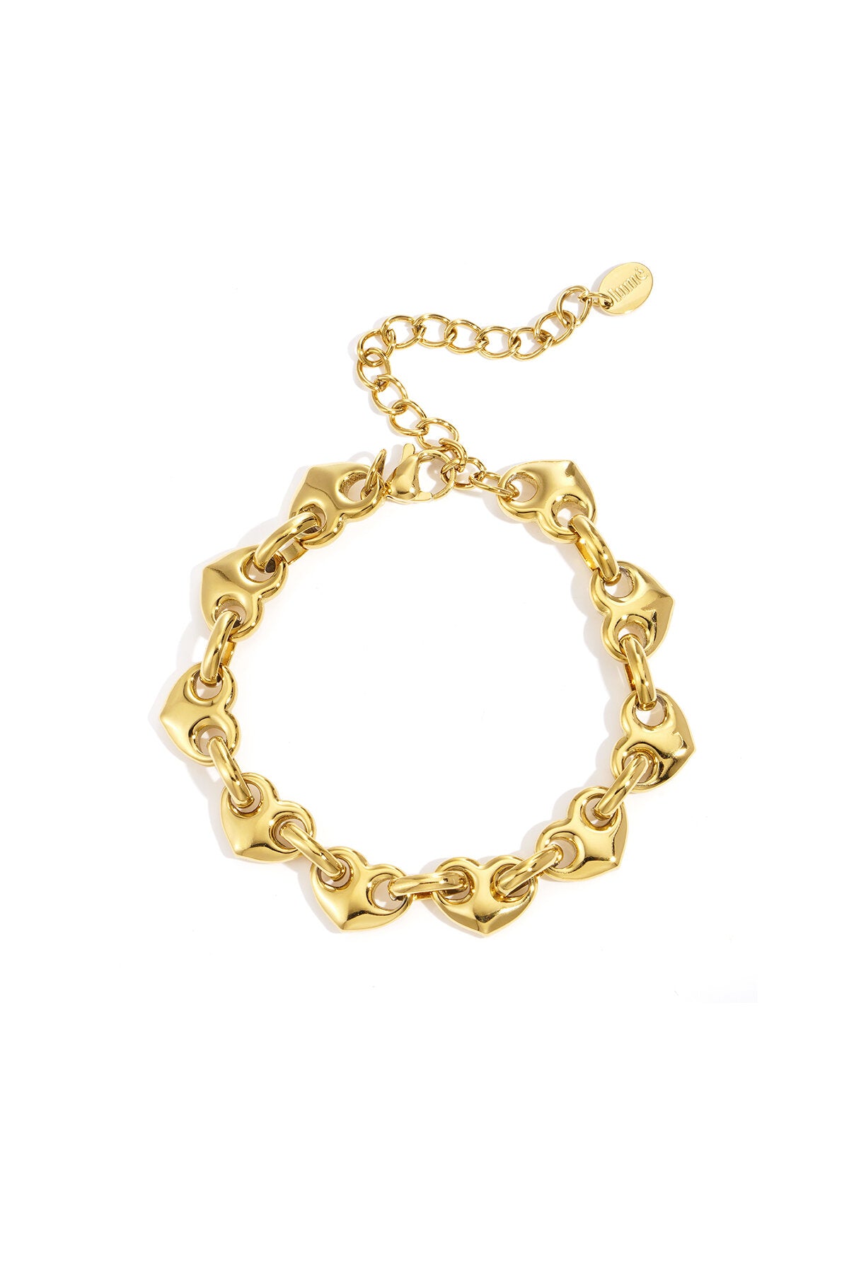 Stijlvolle Gouden Kettingarmband