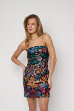 Elegante Bloemen Mini Jurk