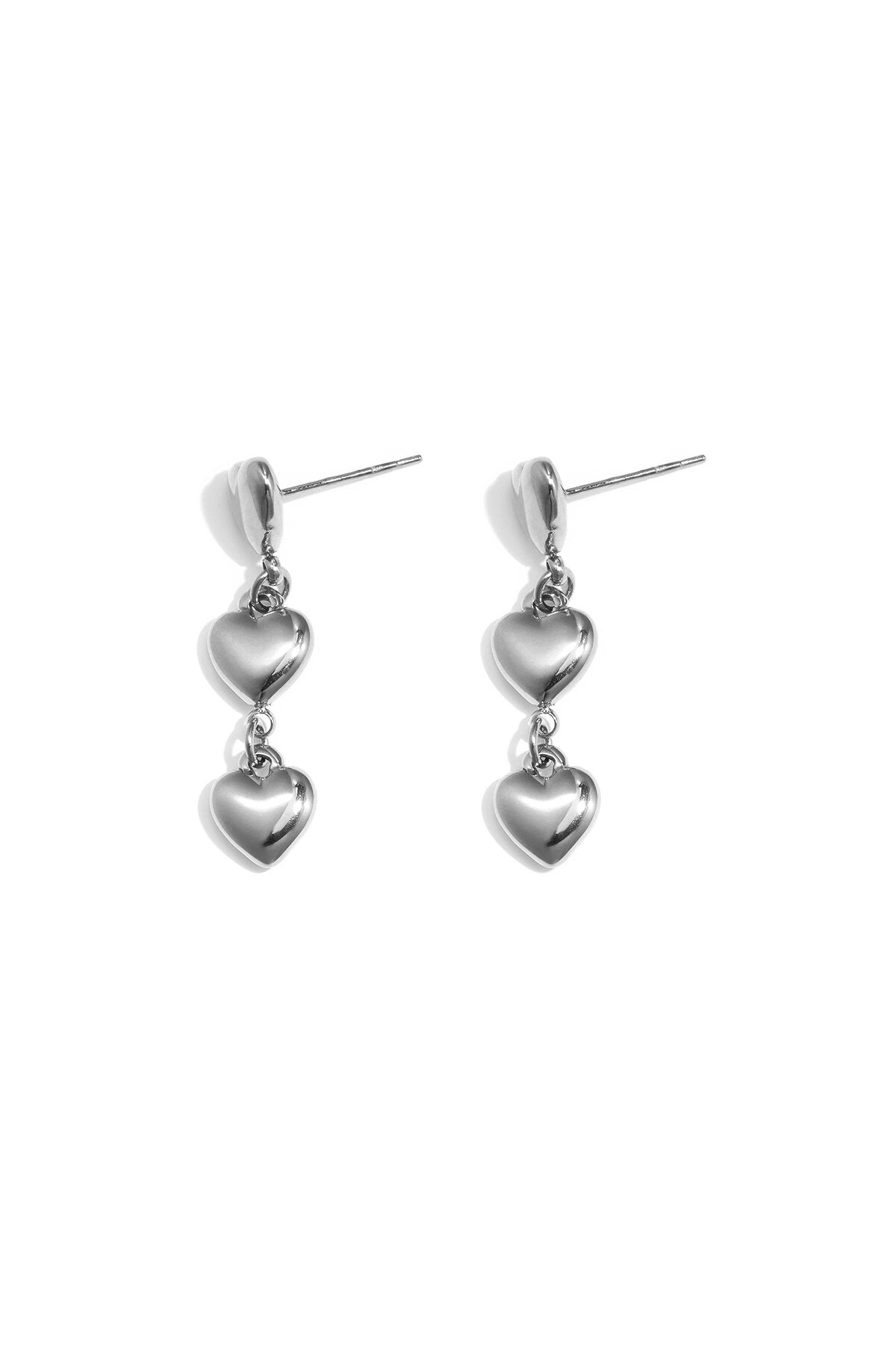 Elegante hartvormige hangoorbellen – tijdloze stijl