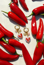Oorringen Met Kleurrijke Hart Charms