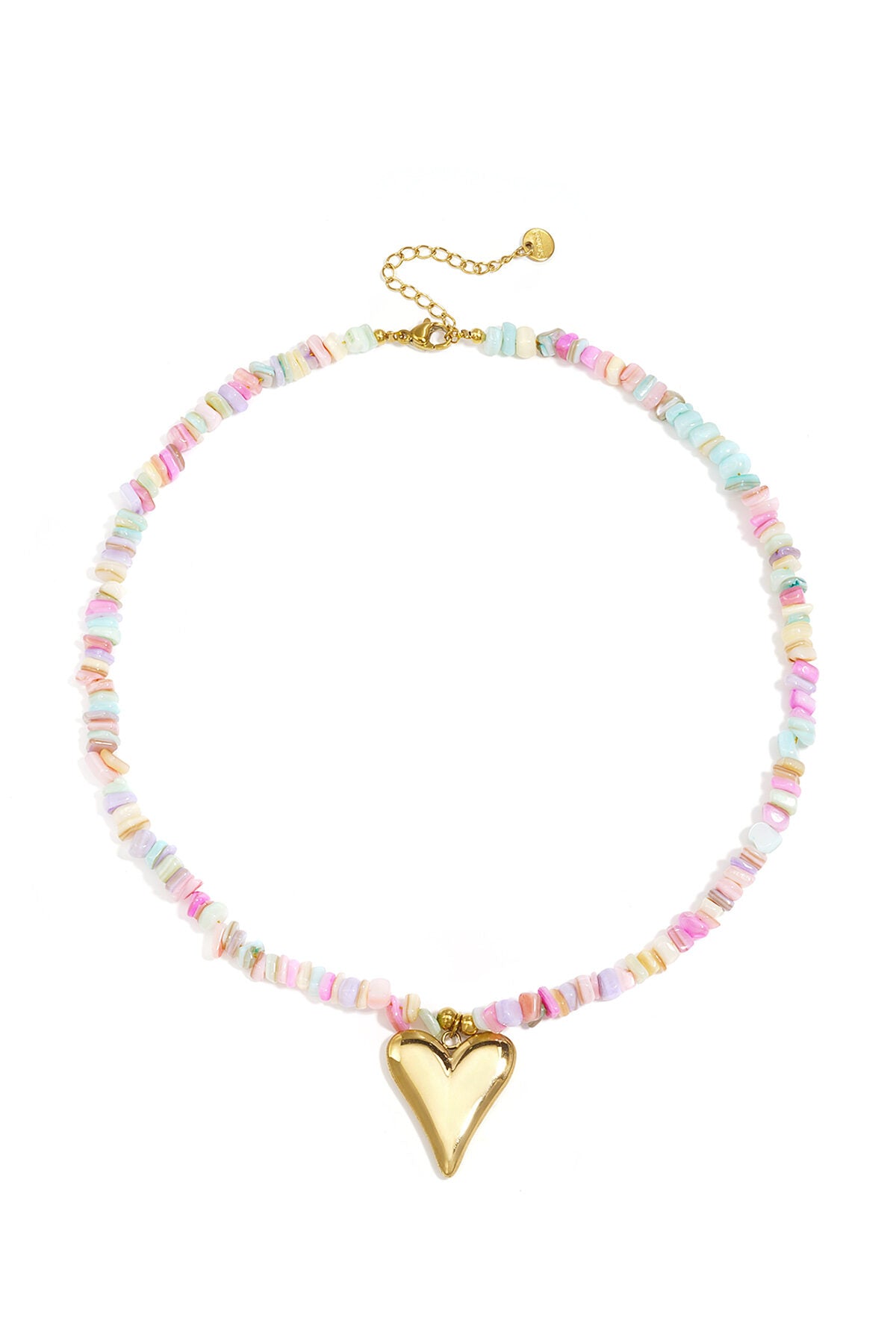 Elegante Hartvormige Kralenketting