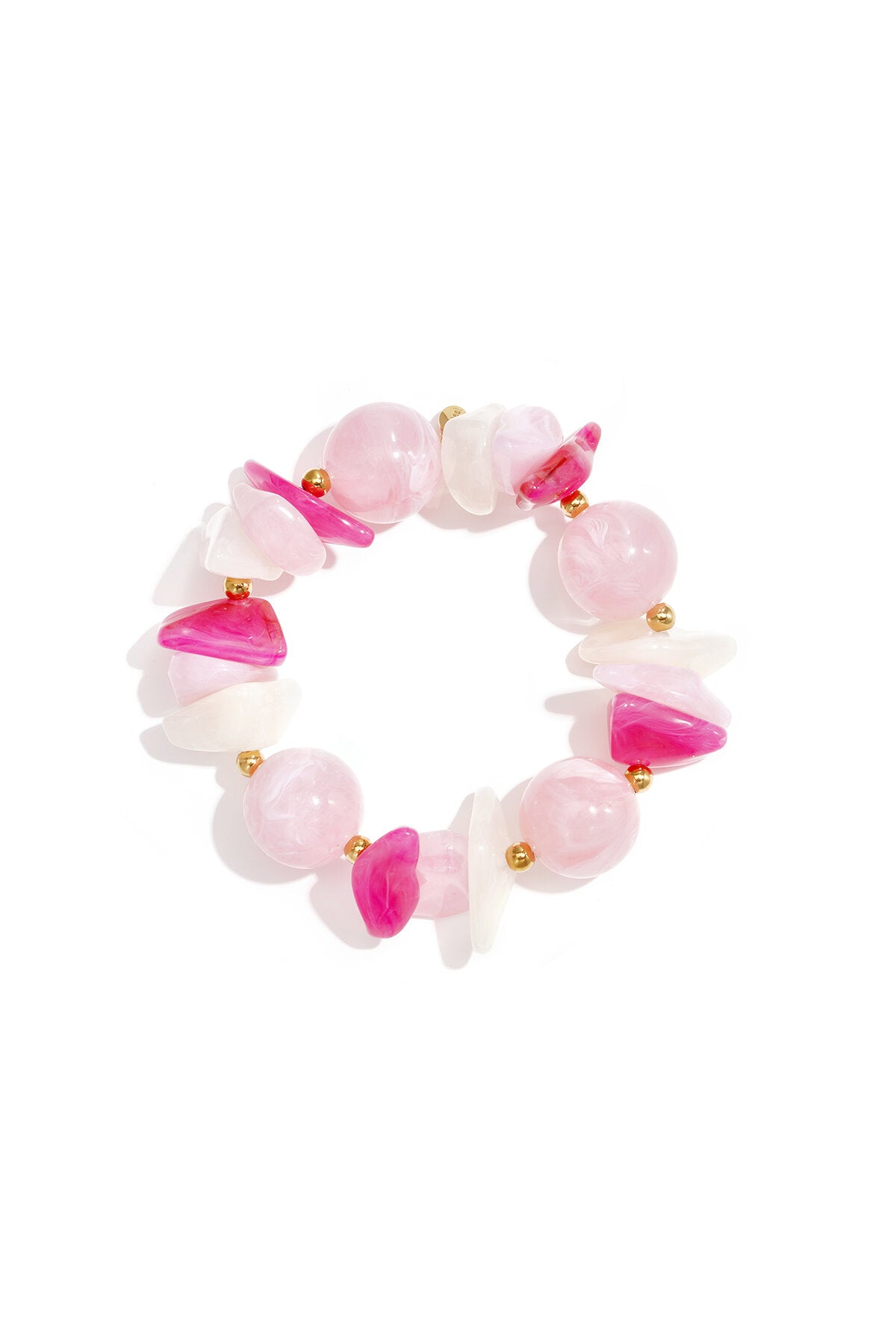 Chique Roze Kralenarmband