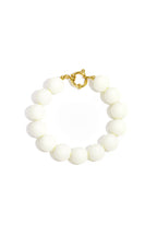 Armband Met Grote Kralen En Sluiting Aan De Voorkant
