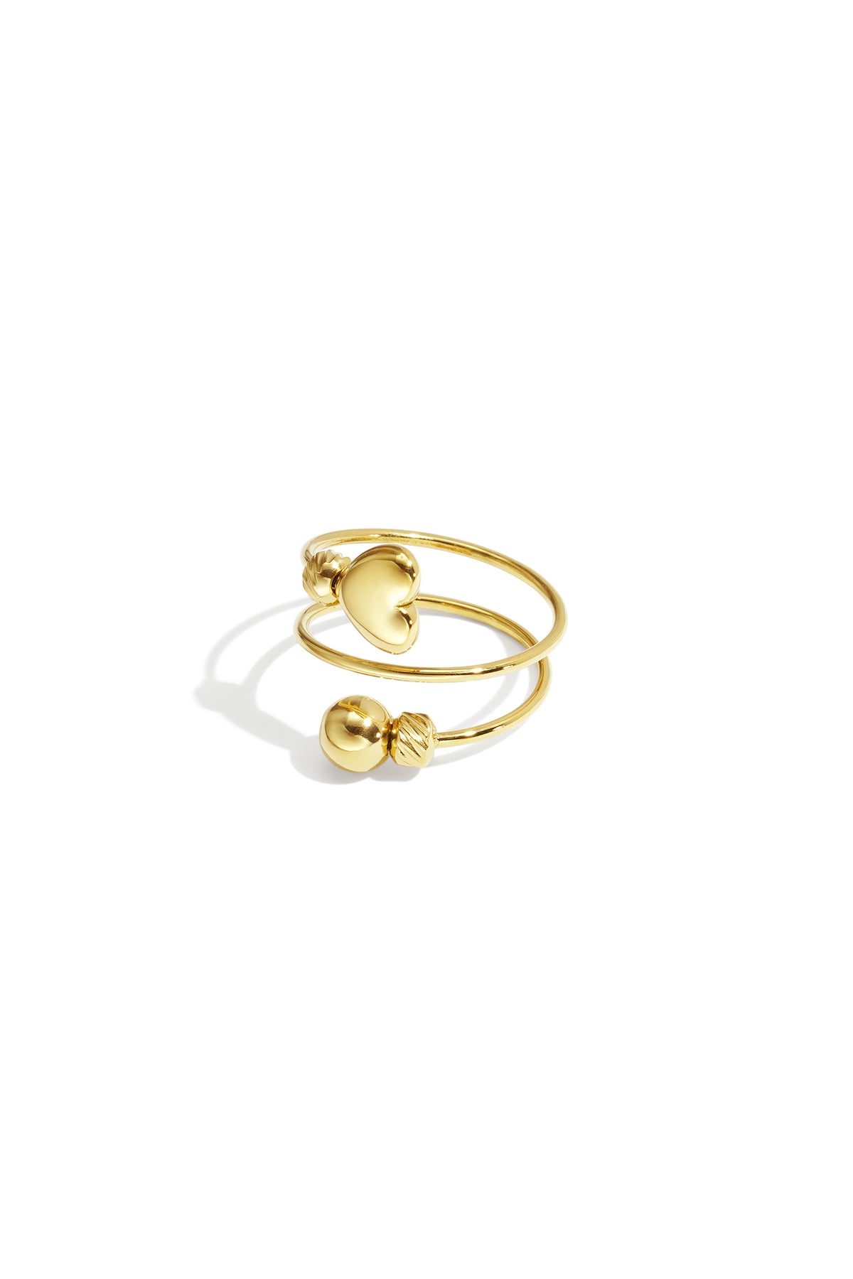 Elegante Minimale Hart Ring