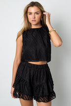 Geweven Polyestervezel Vrouwen Mouwloze Tops 