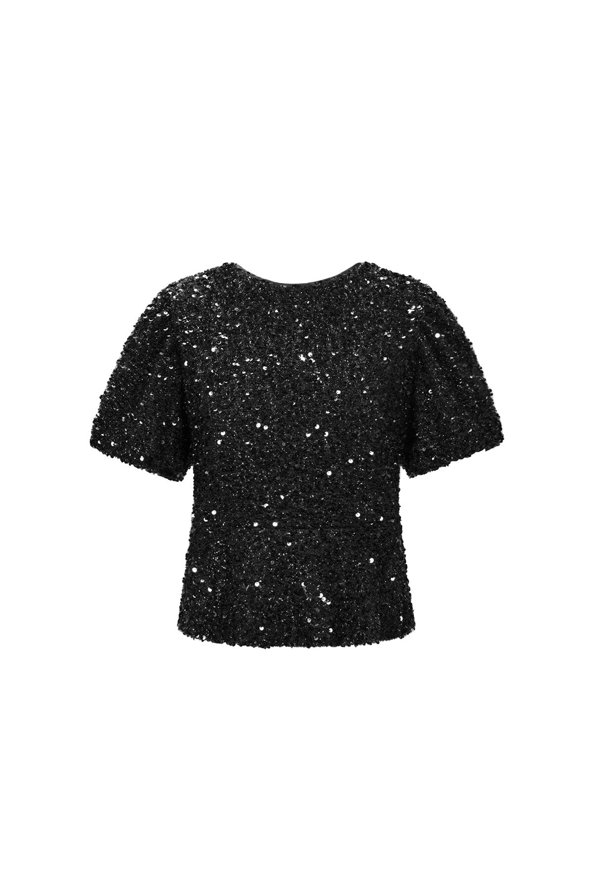 Elegante sequin weven top
