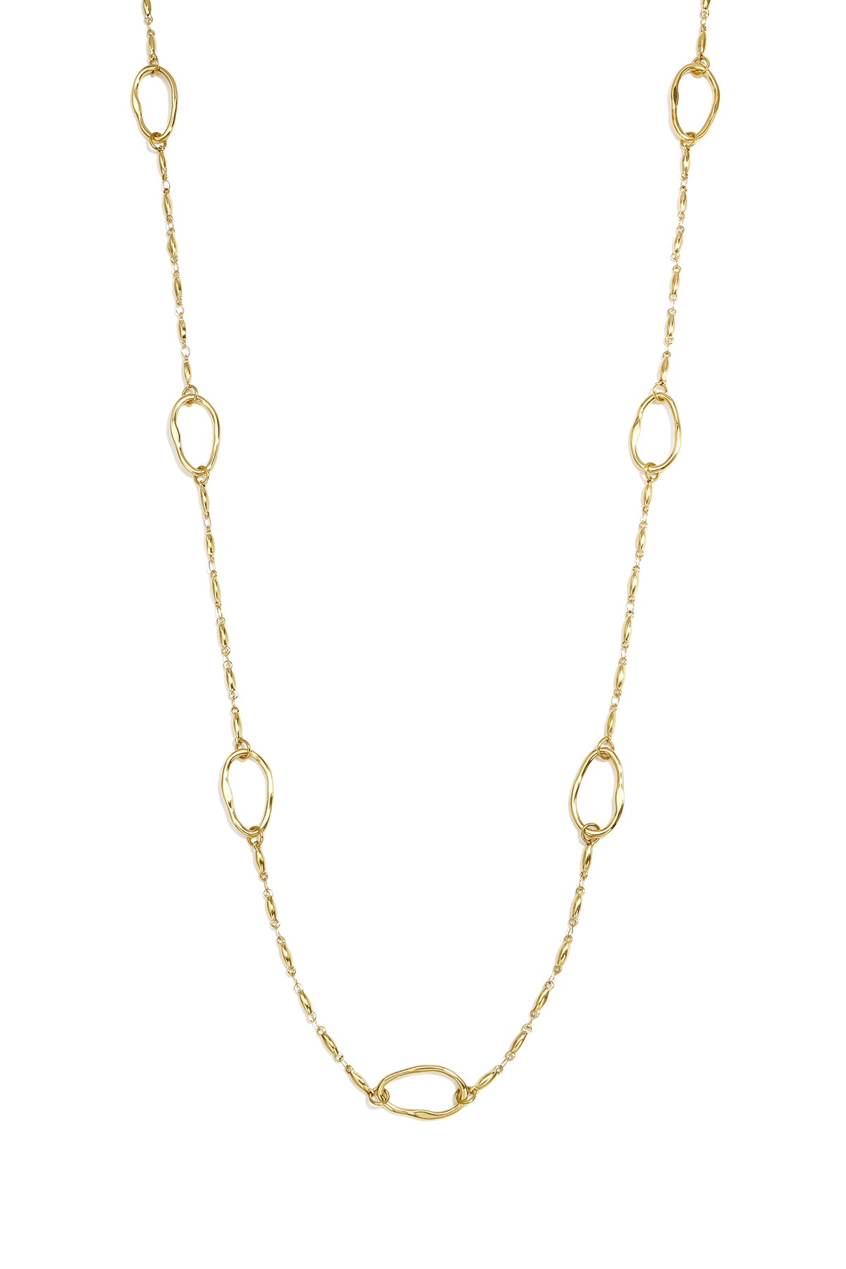 Elegante Gouden Lange Ketting