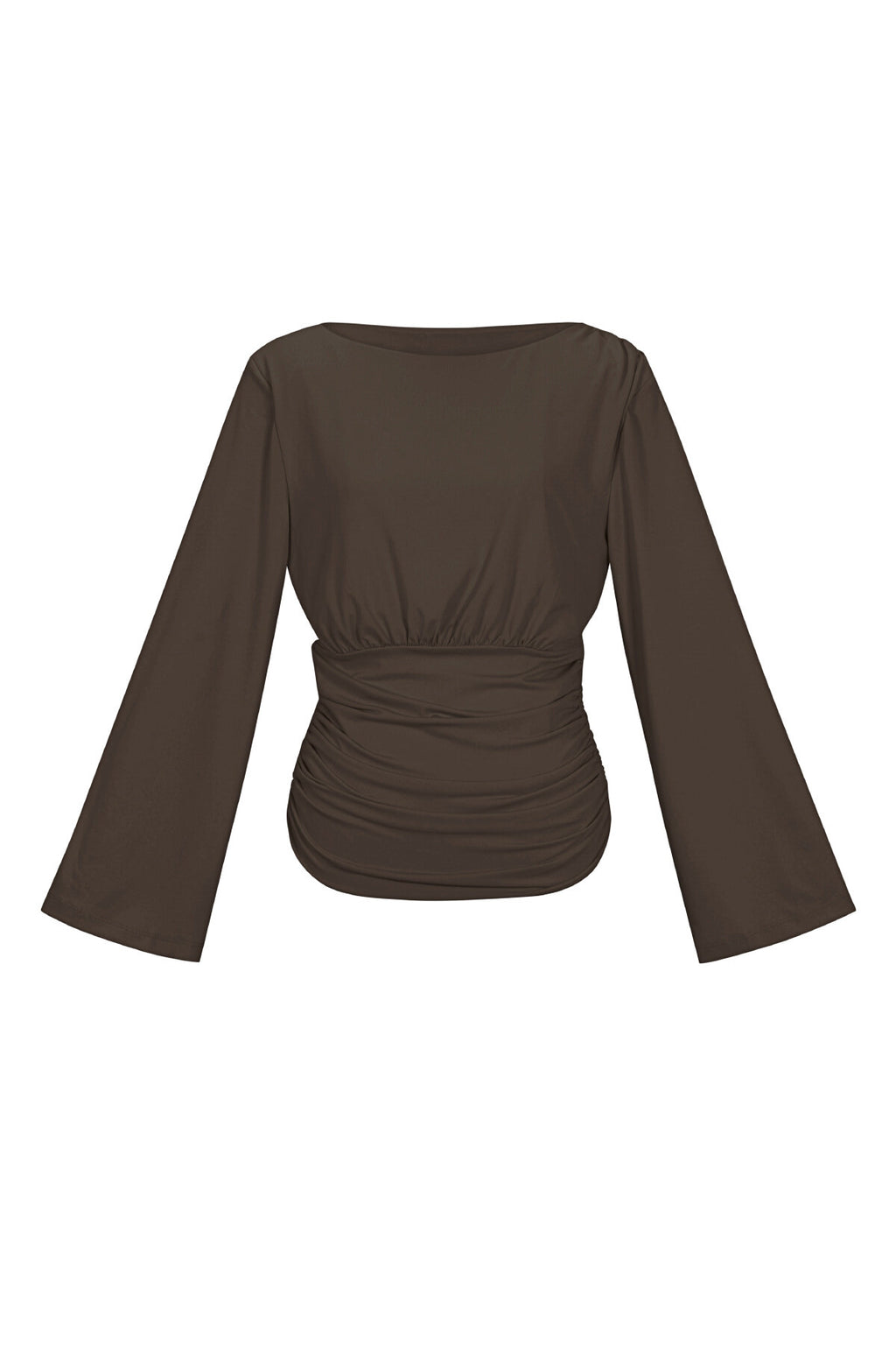 Lange Mouw Boot Neck Top