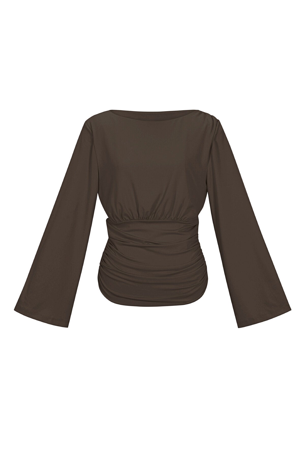 Lange Mouw Boot Neck Top