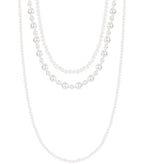 Gelaagde Ketting Met Gemengde Parels