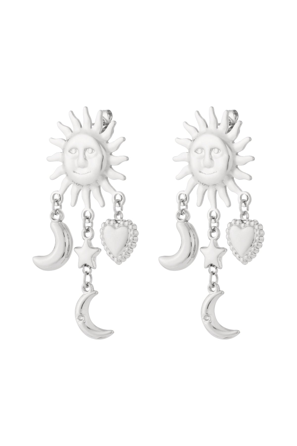 Love to the Moon and Back Oorbellen