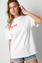 T-shirt Lente/Zomer Letters