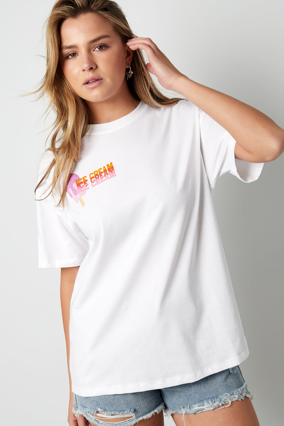 T-shirt Lente/Zomer Letters