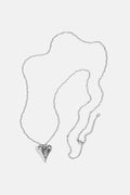 Elegante lange hartvormige ketting