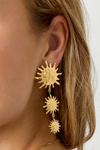Oorbellen Met Hanger, Zon