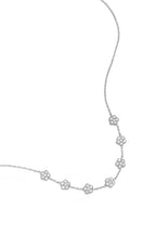Elegante Ketting Met Bloemvormige Zirkoonhanger 
