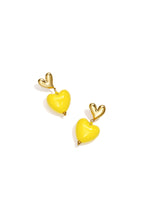 Oorbellen Met Hartvormige Hanger