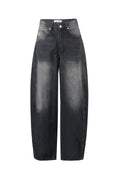 Hoge Taille Wijdbeen Denim Broek