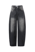 Hoge Taille Wijdbeen Denim Broek