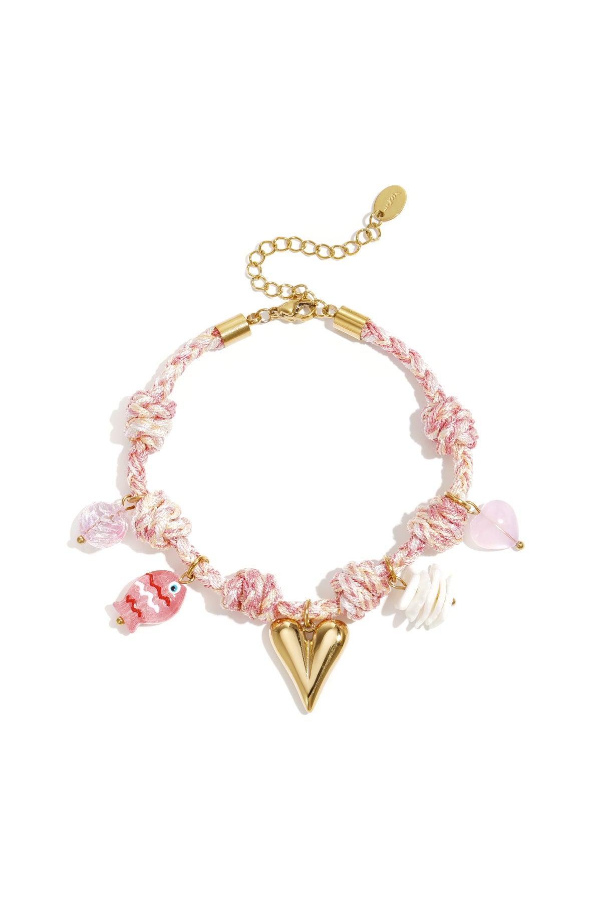 Armbanden Met Hartjes Touwbedeltjes 