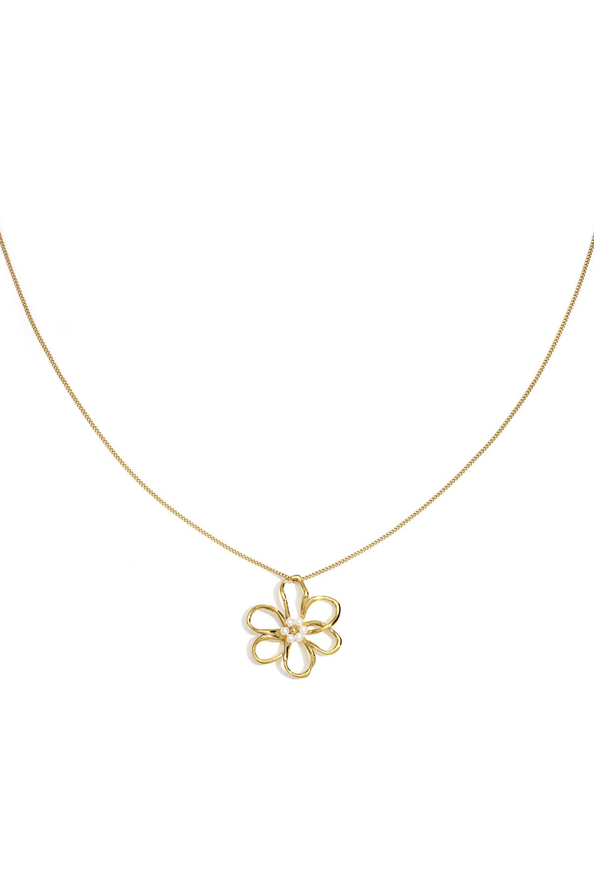 Elegante Gouden Lange Halsketting