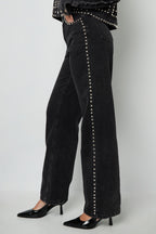 All Fit Zwart Denim Broek